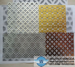 Metal decorative panels