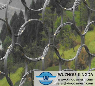 Ring net fence wire mesh