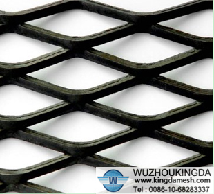 Expanded stainless steel mesh