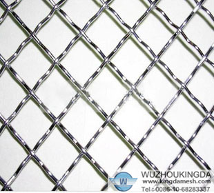 Steel crimped wire mesh