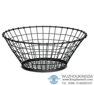 Round wire basket